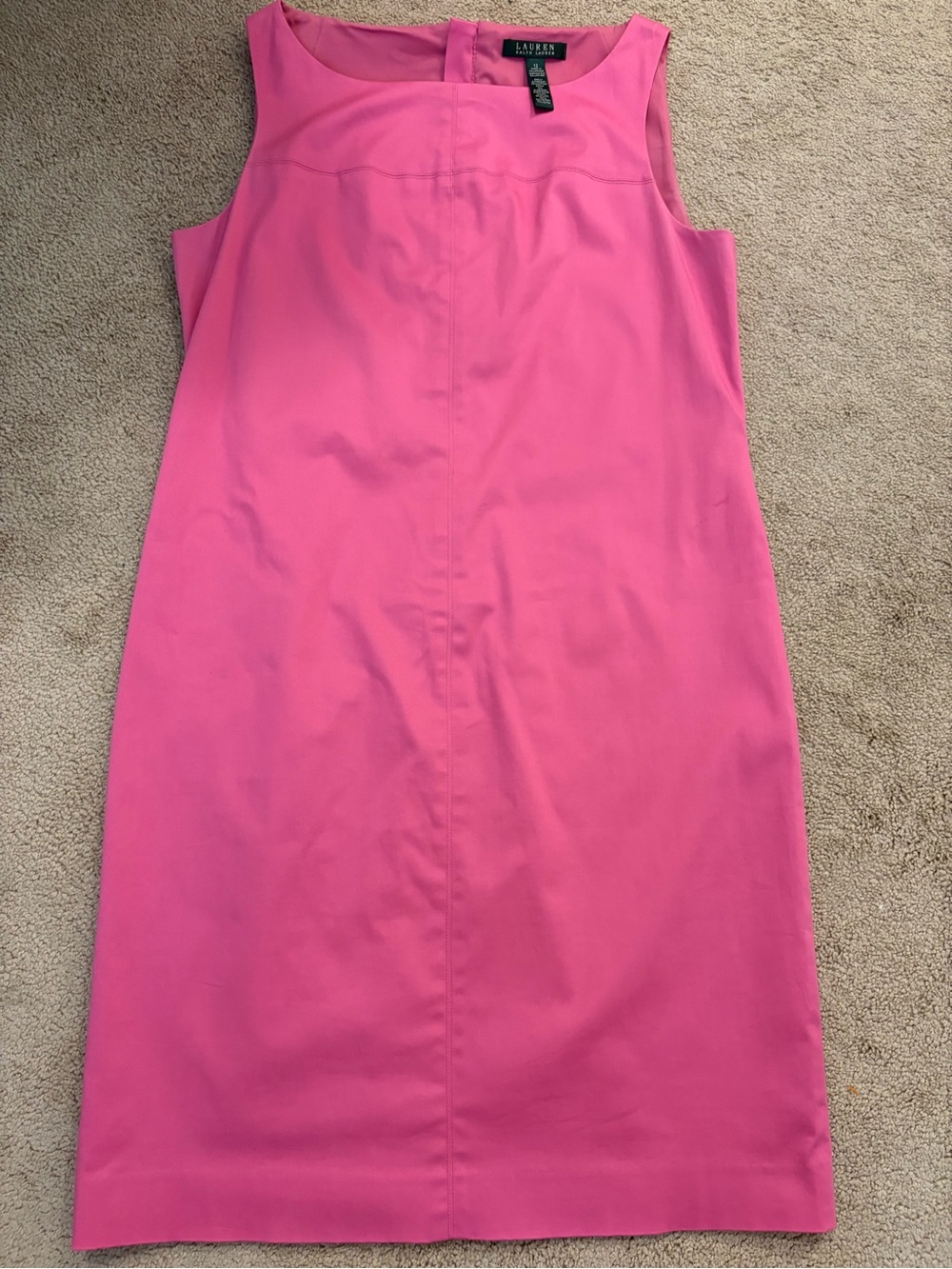 Lauren Ralph Lauren Hot Pink Pencil Dress